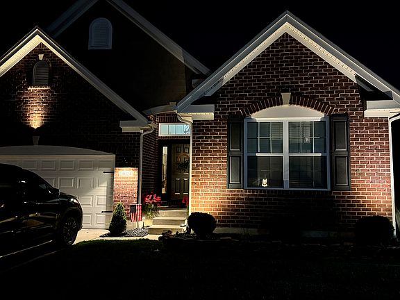 Front exterior at night