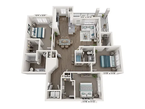Floor plan C1
