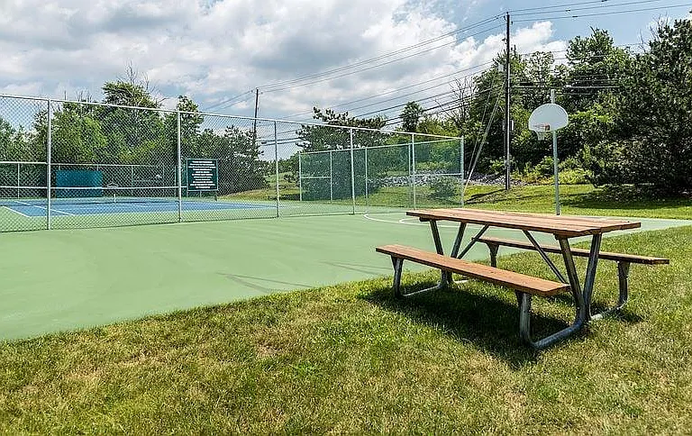 Tennis/Pickleball Court and Half Basketball Court