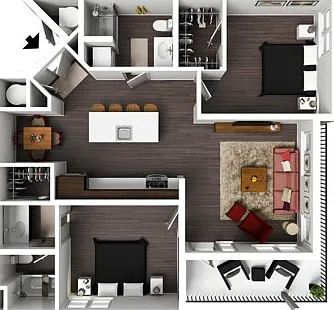 2 Bedroom A 2 Bedroom A