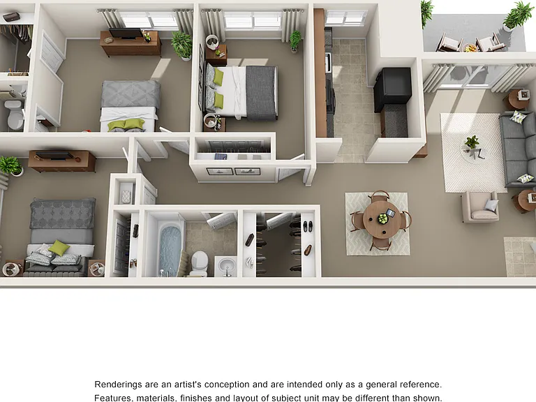 The Lord Dunmore - 3 Bedroom - 1 Bathroom