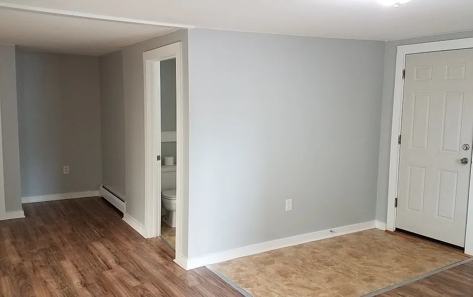 entry way into living room