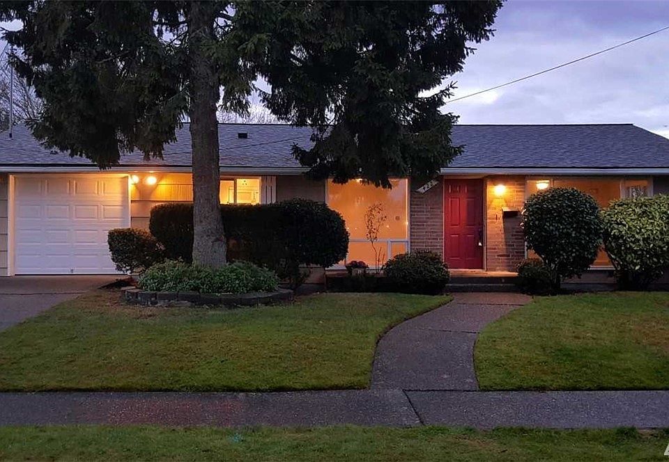 Cute as a button!New roof this summer. Freshly painted exterior. New garage door and back door. Fully fenced back yard with fruit trees, grape arbor and new shed. All on a very respectable size lot. 
