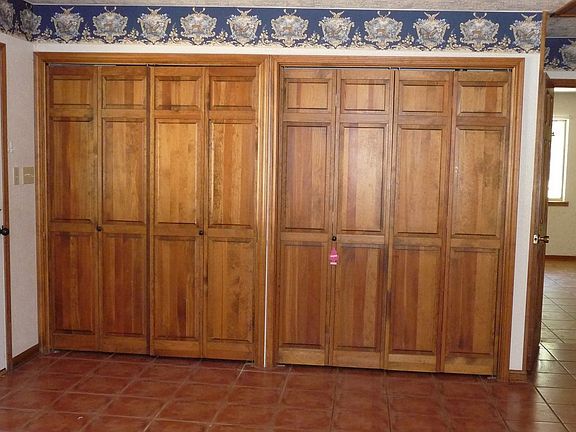 Hardwood doors thru home