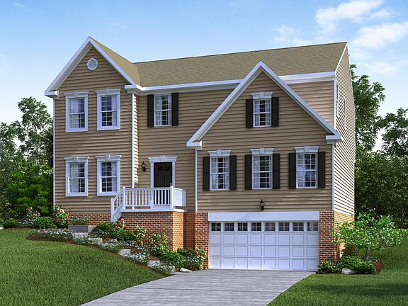 Elevation B Siding Facade with Opt Garage Door