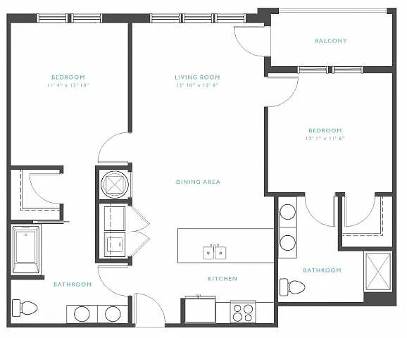 Floor plan Royal Gorge