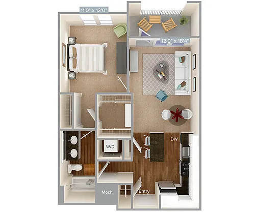 Floor plan A2-1-Var-706