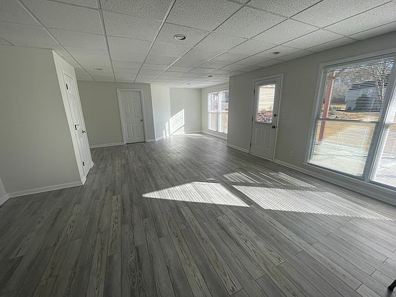 view from kitchen to living area