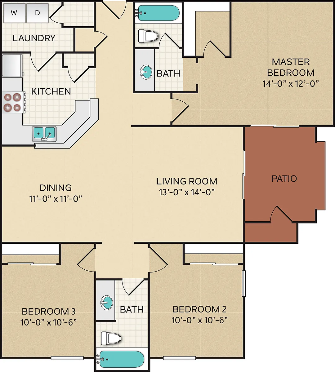 Floor plan Callen