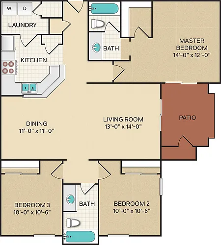 Floor plan Callen