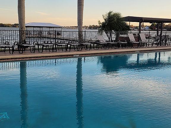 One of two pools