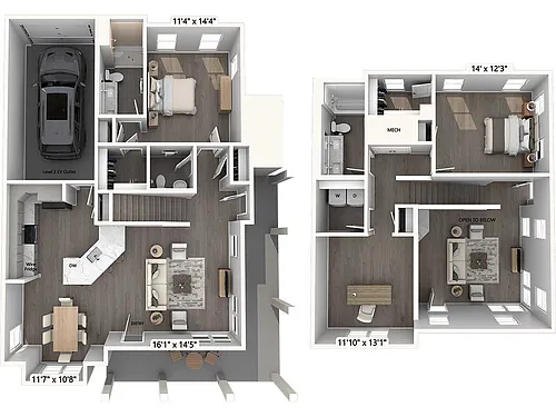 Floor plan BT3LS