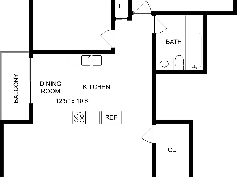 B4 | 2-Bedroom Floorplan B4 | 2-Bedroom Floorplan