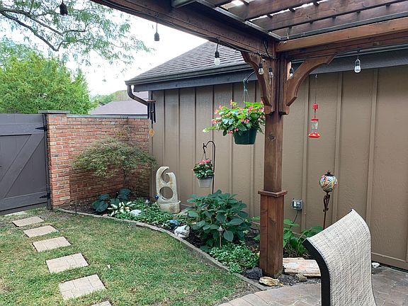 Landscaped with grass