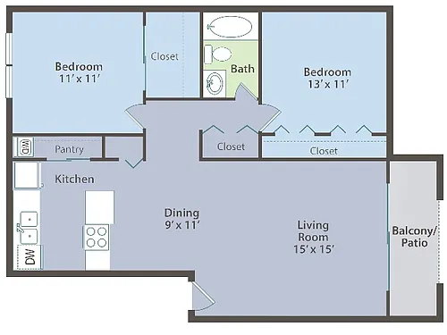 Floor plan B1