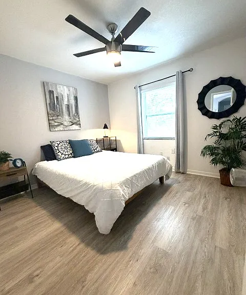 Second Bedroom with LVP flooring