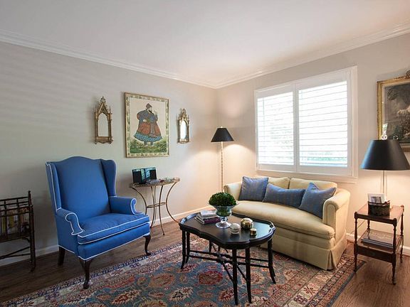 Living Room with Plantation Shutters