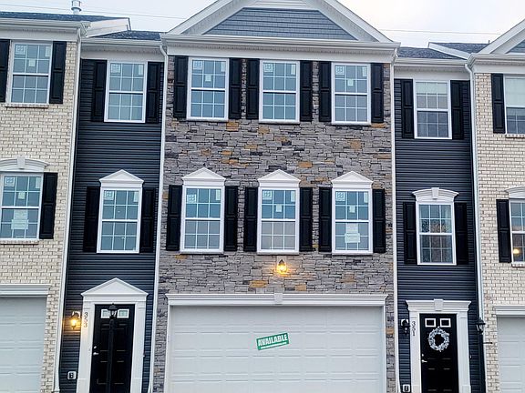 front of interior townhome- stone exterior