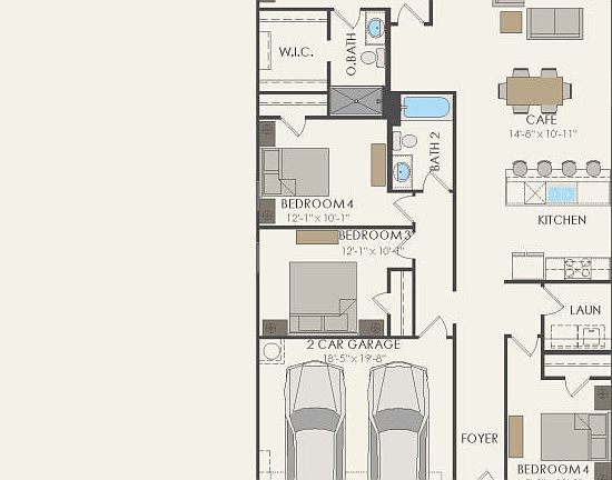 First Floor 4 br 2 ba