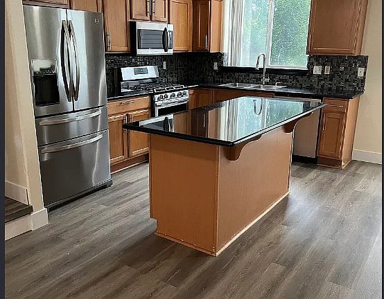 Kitchen and Island