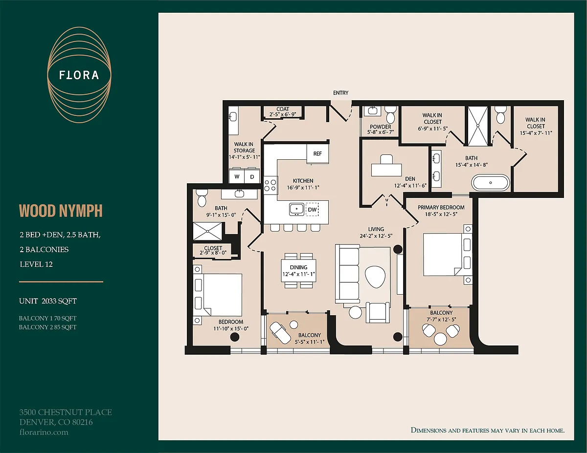Floor plan Wood Nymph