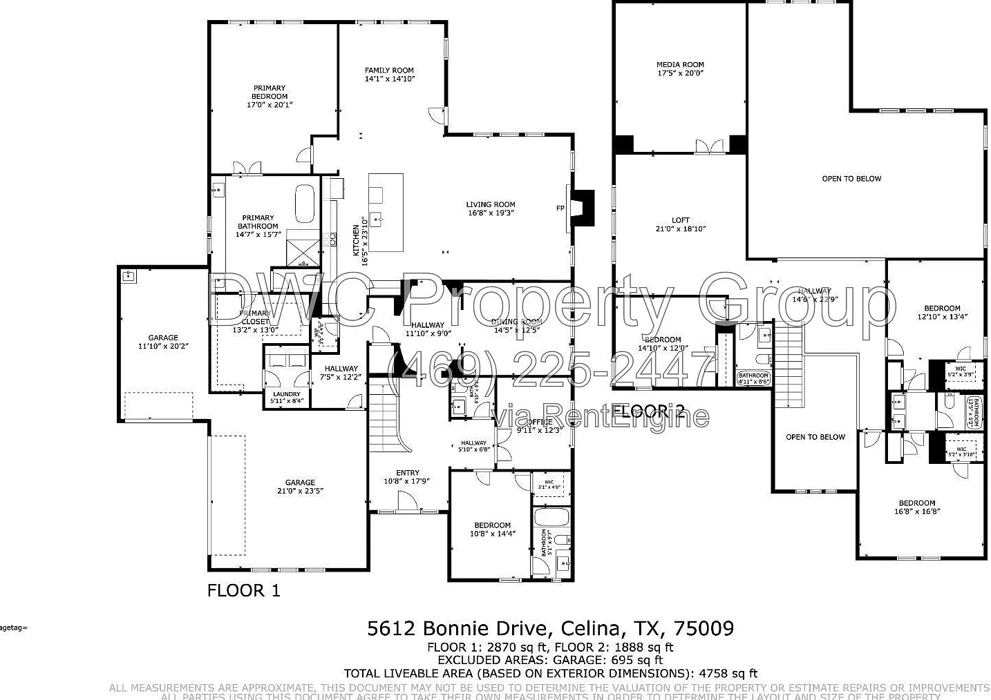 5 bed, 4.5 bath, 4771 sqft, $4,700 — Photo 2