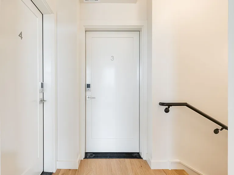 Entry door to apartment
