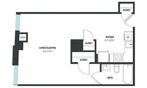 Floor plan S7 Studio