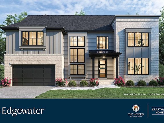 The Edgewater Floor Plan, by Craftmark Homes