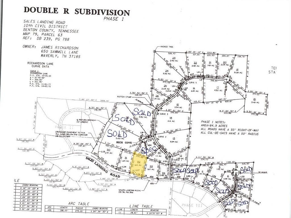 1st image of LOT 32 Sales Landing Rd
