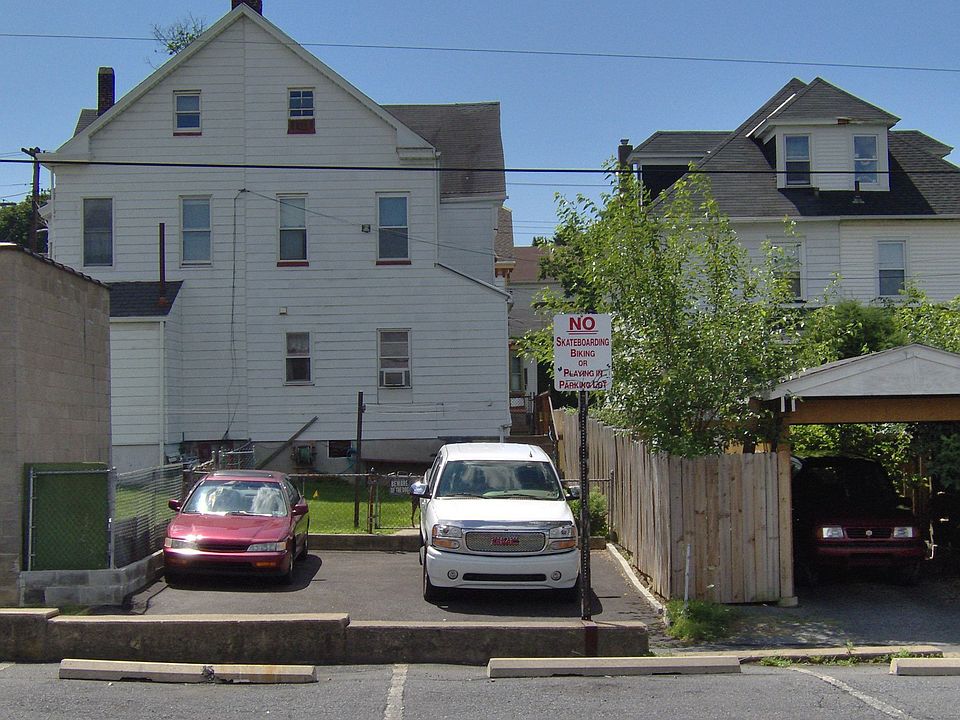 Back of home and parking pad area