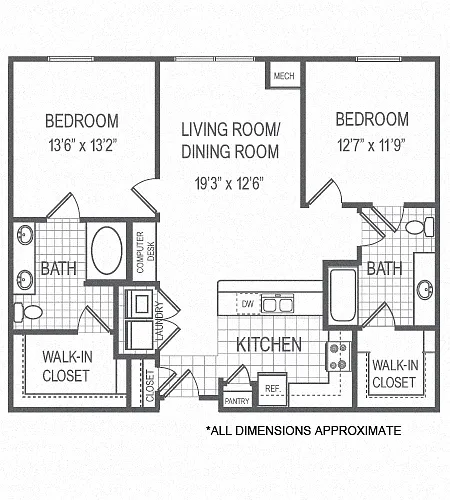 Floor plan B3 Floorplan