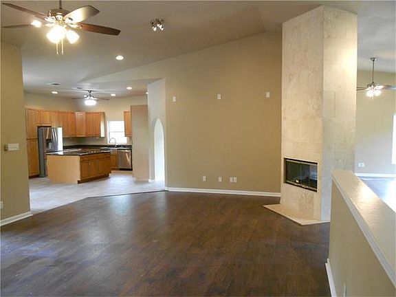 Giant living room. Prominent area which flows nicely throughout the home.