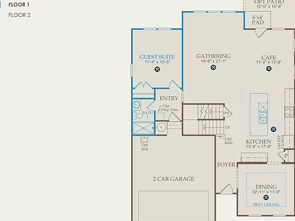 Murphy Floor Plan, Quick Move-In Home, Floor 1