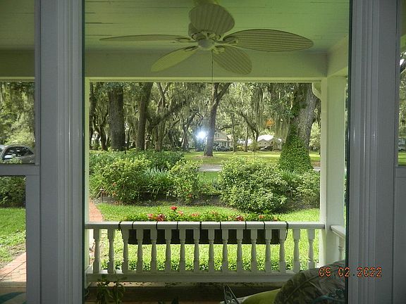 View of St Simons Park from living room.