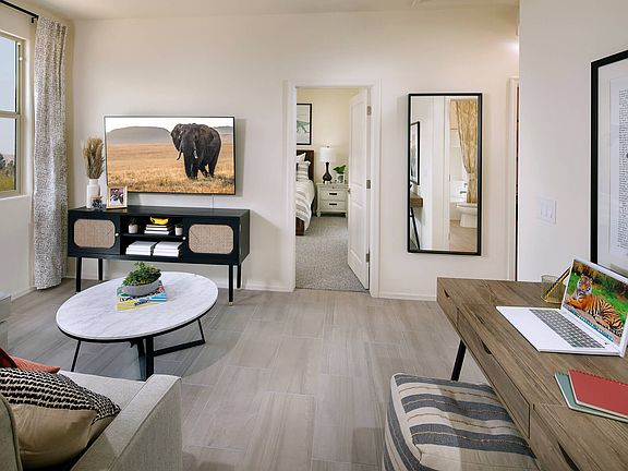 The 2110 floorplan modeled at Fieldstone at Gladden Farms in Tucson, AZ.