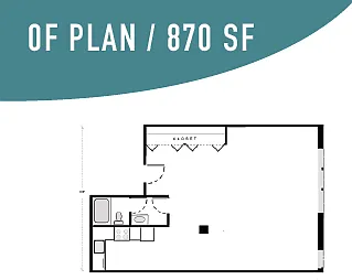 Studio - 870 SF Studio - 870 SF