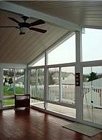 Vaulted ceiling and three wall of windows!!