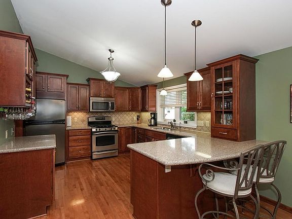 Maple cabinets and maple floors