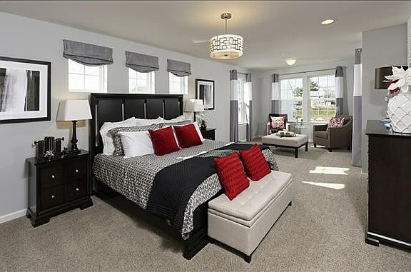 light-filled master bedroom