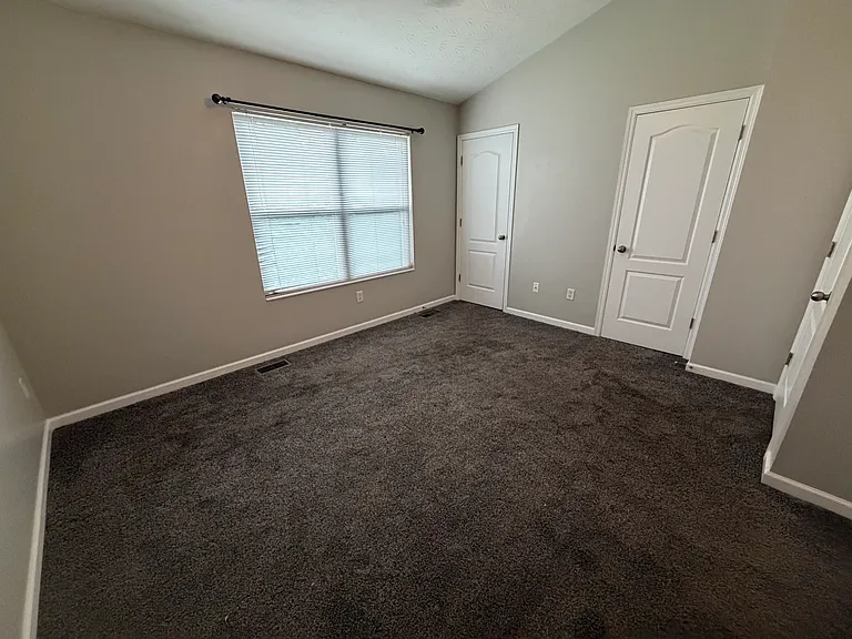 Master bedroom double closet space