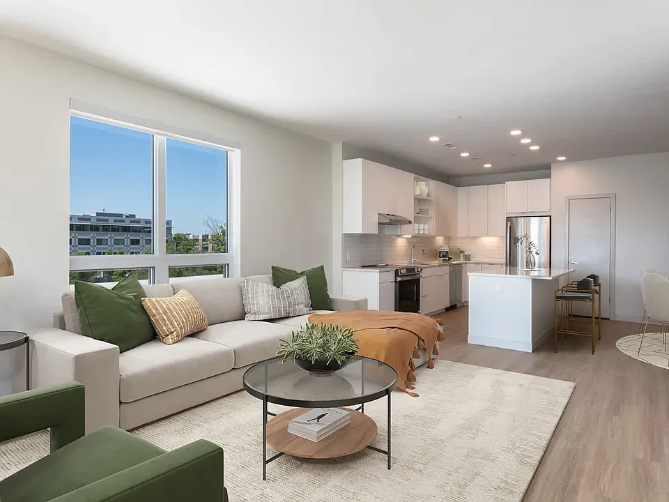 Living Room with Hard Surface Flooring