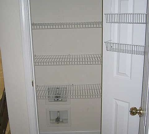 Generous pantry