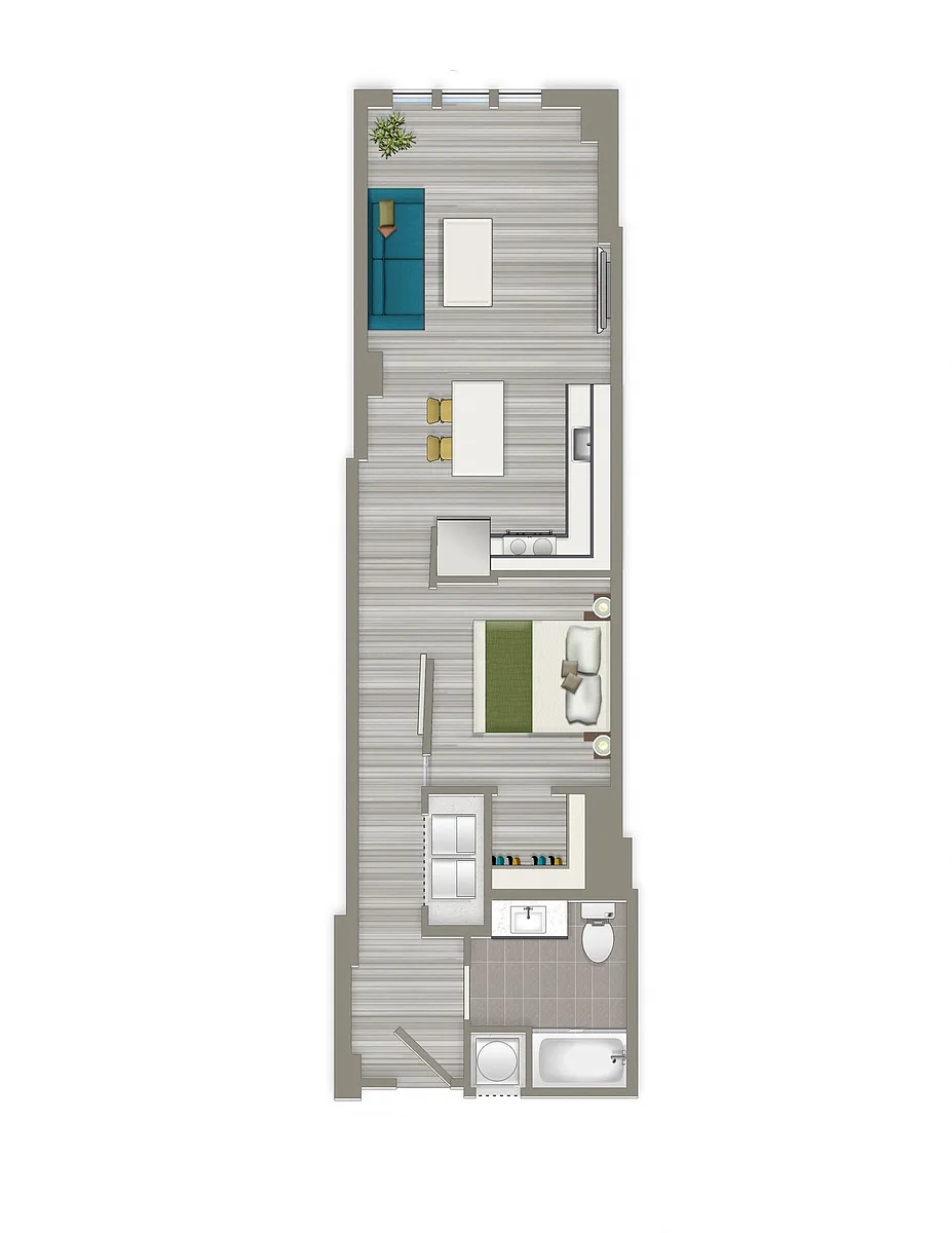 Floor plan Flat-J