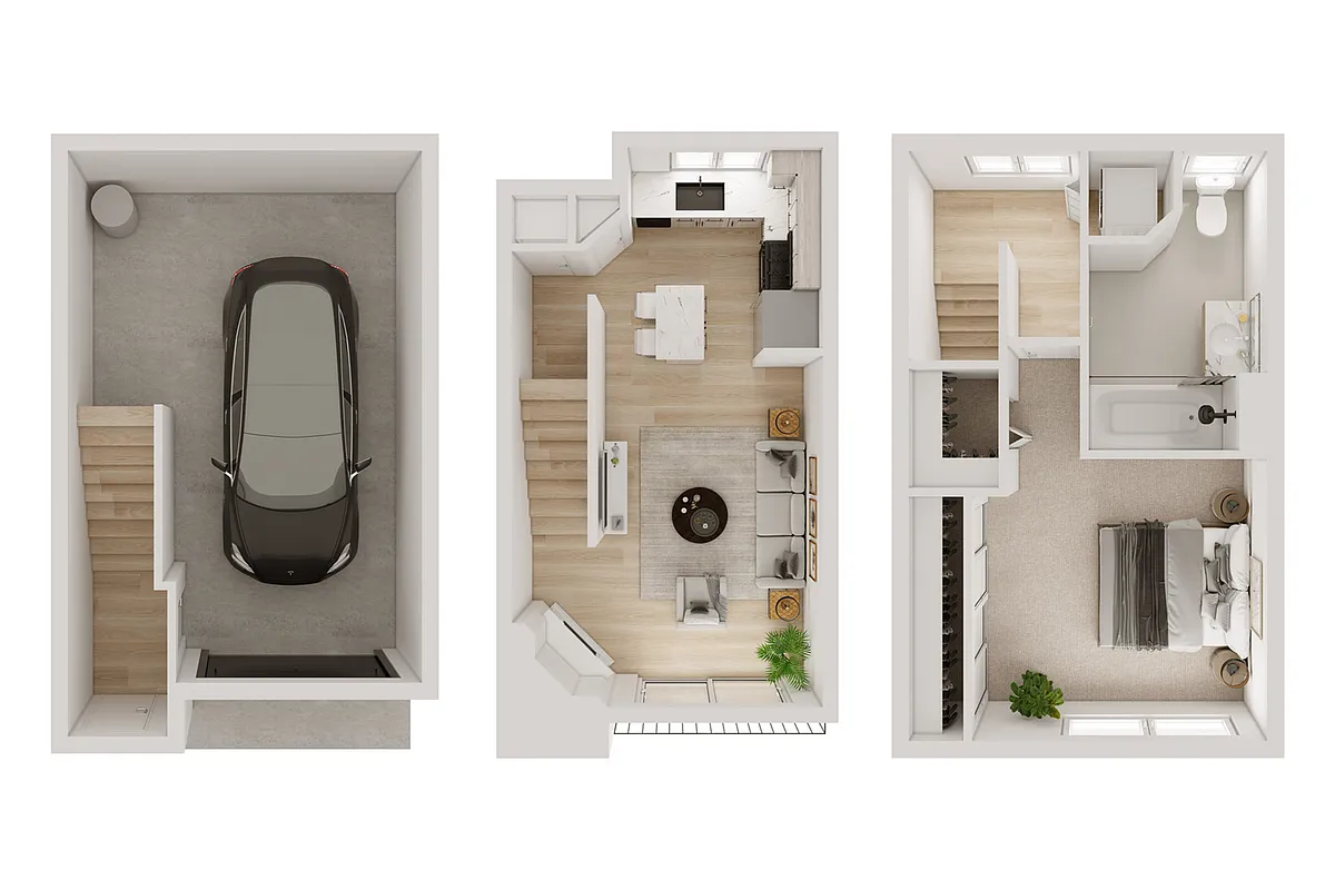Floor plan A1TA- Townhome