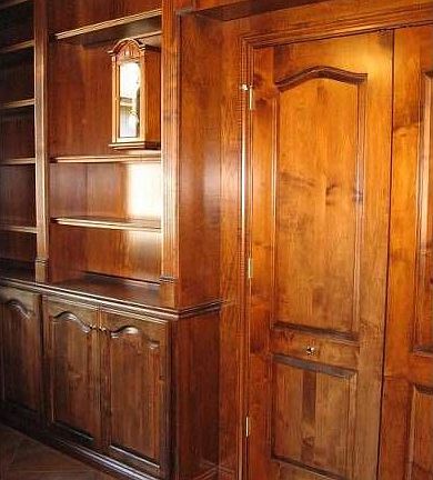 Cherry custom cabinets