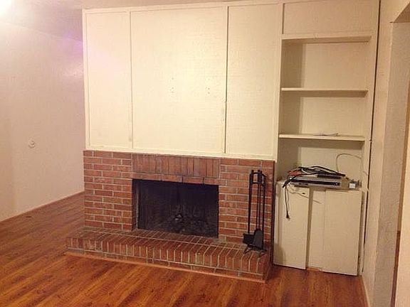 fireplace in living room