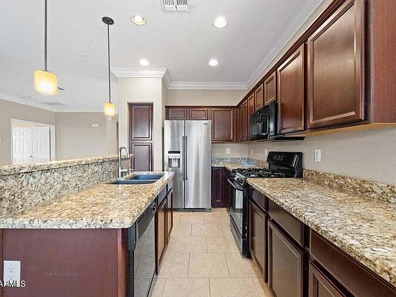 Kitchen with New Fridge