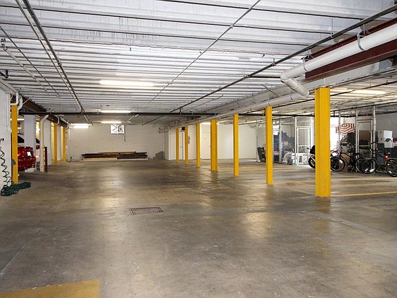 Heated garage with storage