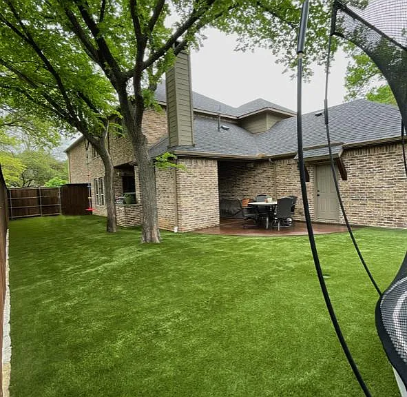 Turfed Backyard